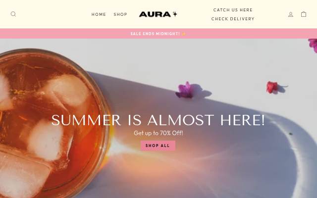 Aura® Malibu storefront