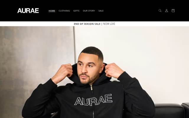 AURAE UK storefront