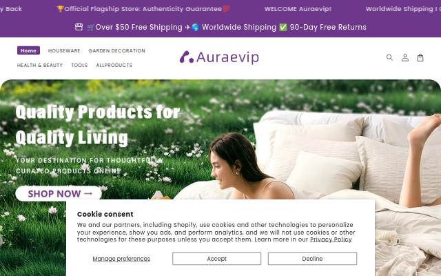 auraevip storefront