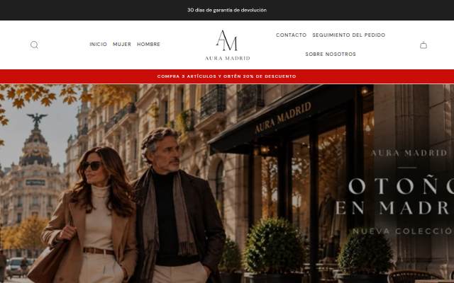 Aura Madrid storefront