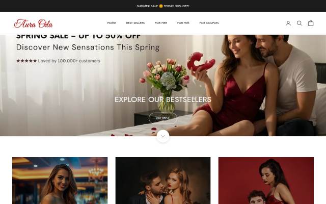 Aura Orla storefront