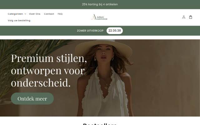 Aurelio-Amsterdam storefront