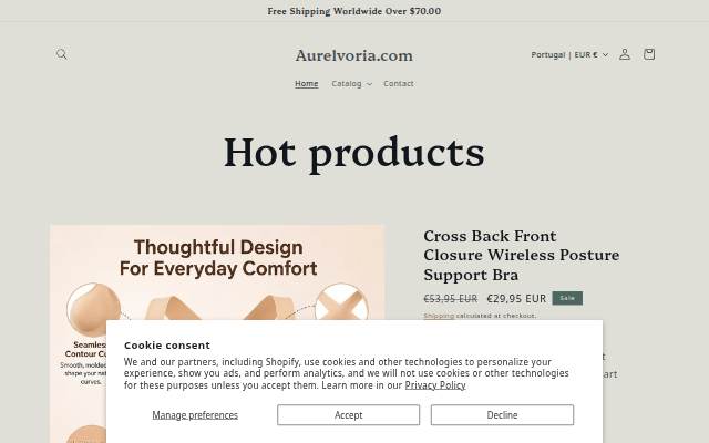 Aurelvoria.com storefront