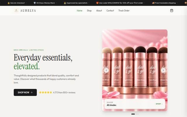 Aurelya storefront