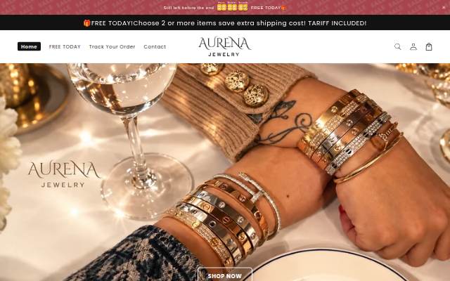 Aurena Jewelry® storefront