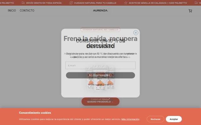 Aurenza storefront