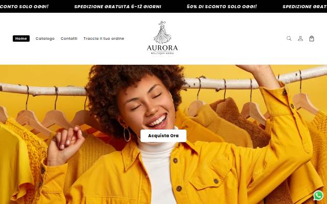 auroraita.com storefront