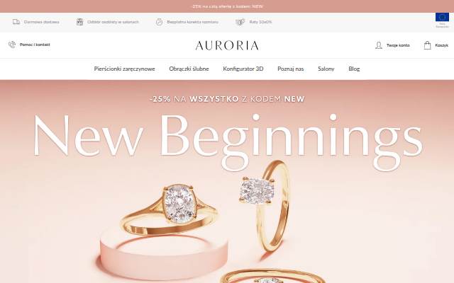 Auroria Jubiler | Wyjątkowa biżuteria tworzona z pasją storefront
