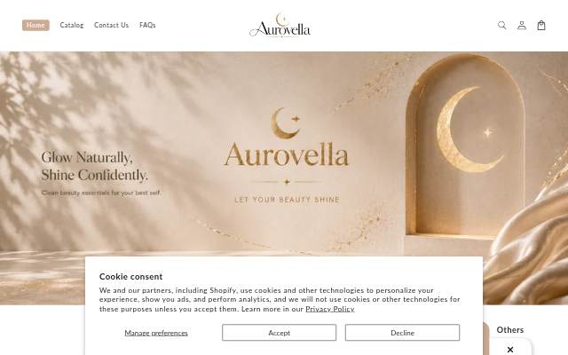 Aurovella storefront