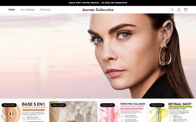 Aurum Colección storefront