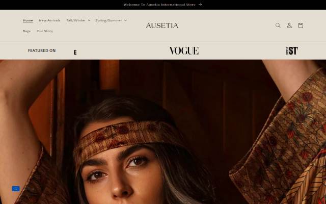 Ausetia LLC. storefront