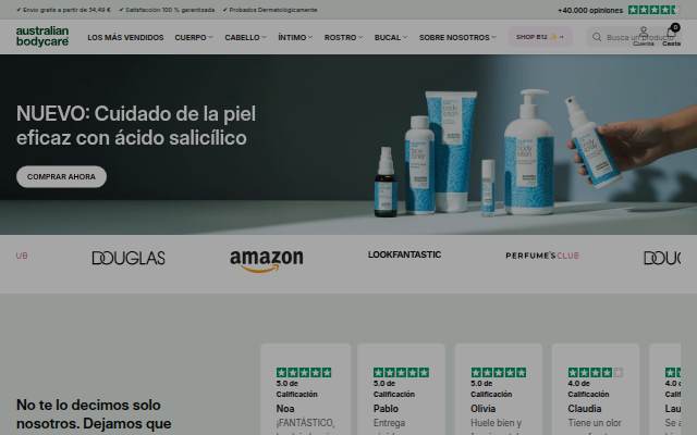 Australian Bodycare storefront