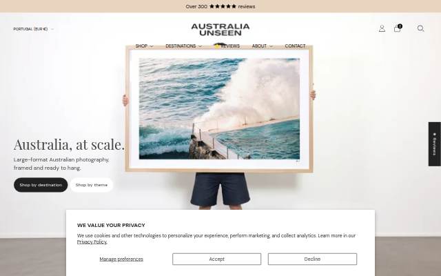 Australia Unseen storefront