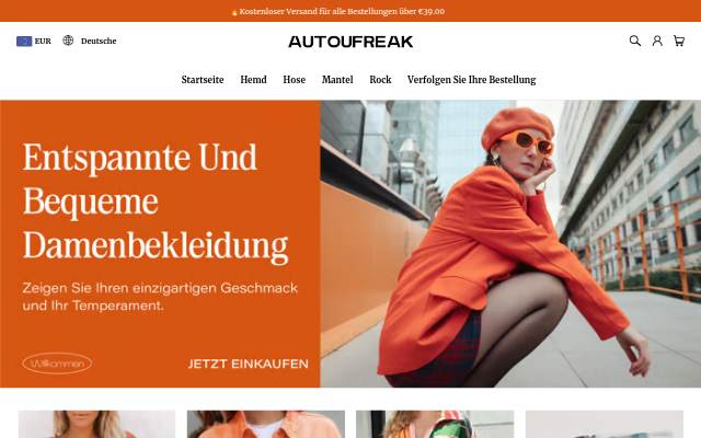 Autoufreak storefront