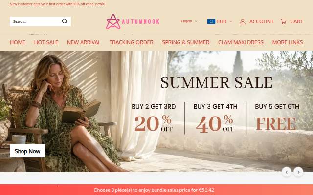 autumnook.com storefront