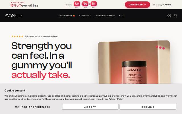 Avanelle storefront