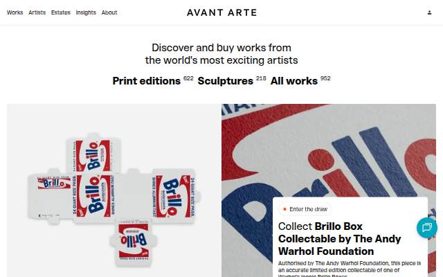 Avant Arte storefront