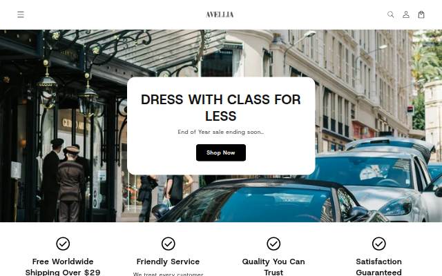 AVELLIA storefront