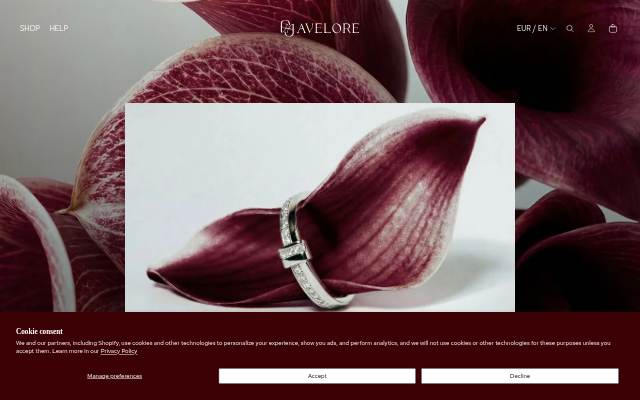 Avelore storefront