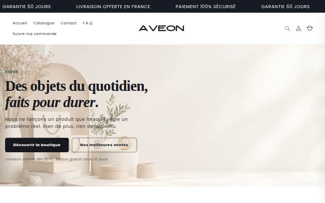 AVEON storefront