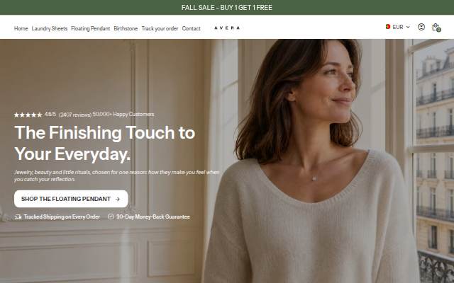 Avera Paris storefront