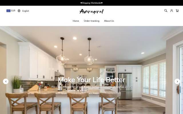 Averageral storefront