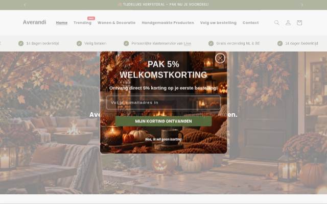 Averandi storefront