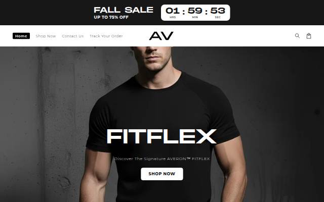 Averon Athletics storefront