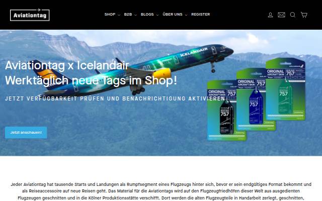 Aviationtag storefront