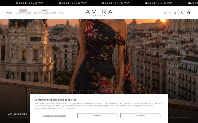 Montra da AVIRA MADRID