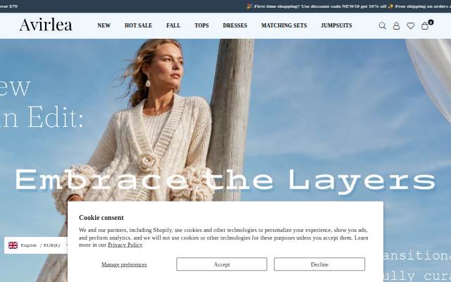 Avirlea storefront