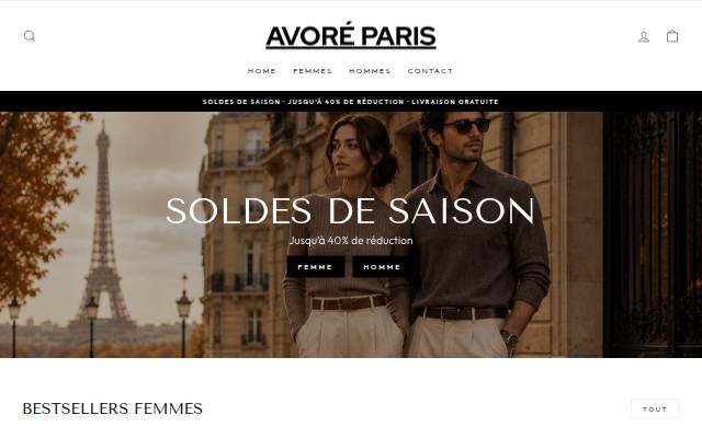 AVORÉ PARIS storefront