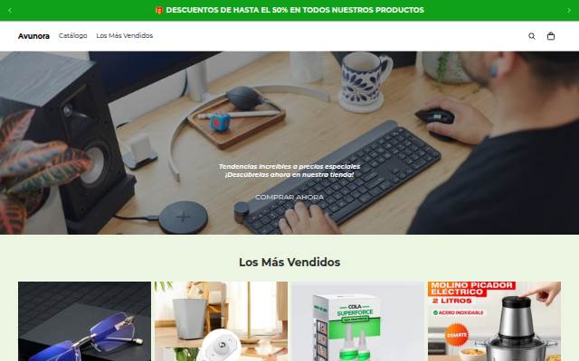 Avunora storefront
