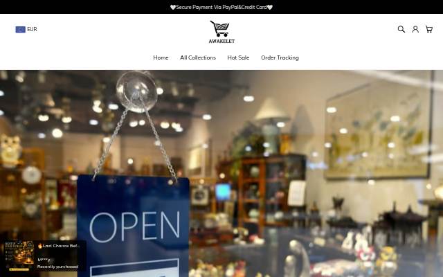 awakelet storefront