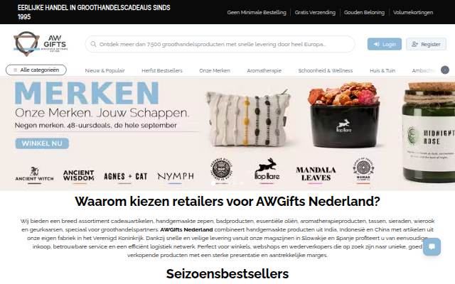 Montra da AW Gifts Nederland