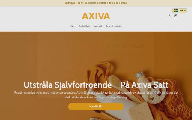 Axiva storefront