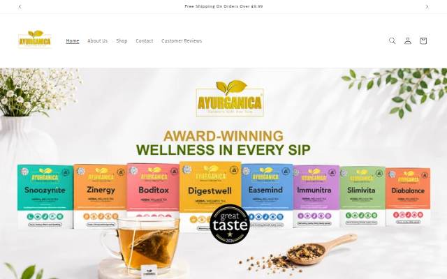 Ayurganica storefront