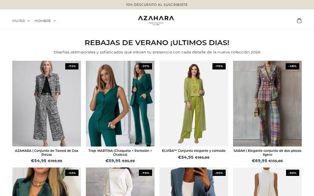 Azahara Boutique storefront