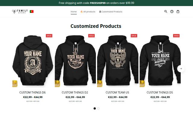 AZFAMILYSTORE storefront