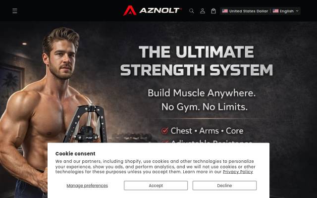 Aznolt storefront