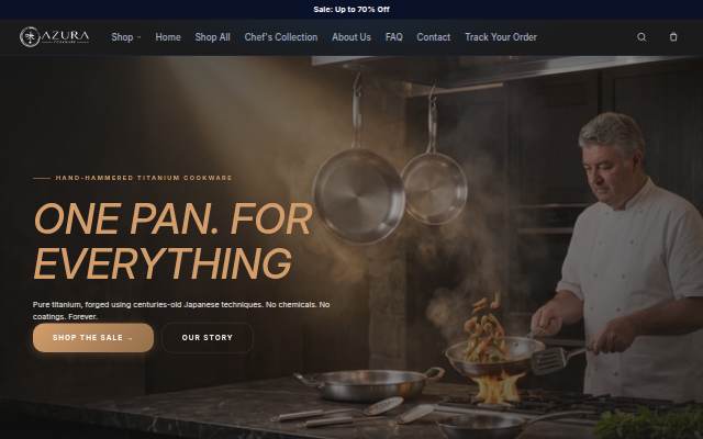 Azura Cookware storefront