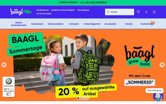 BAAGL.DE storefront