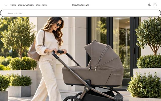 Baby Boutique UK storefront
