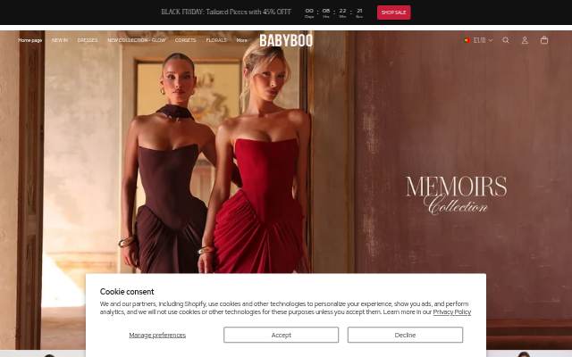 BABYBOO FASHION storefront