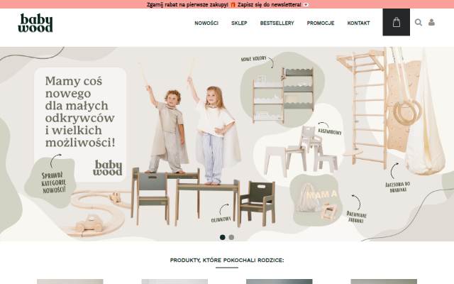 Babywood.pl storefront
