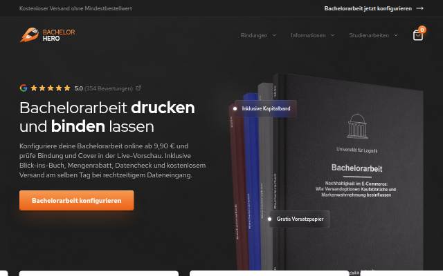 BachelorHero storefront