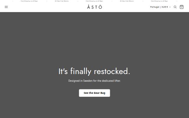 ÅSTÖ storefront