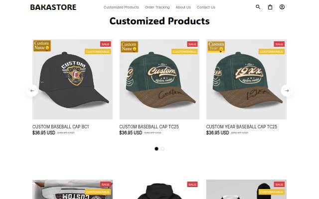 BAKASTORE storefront
