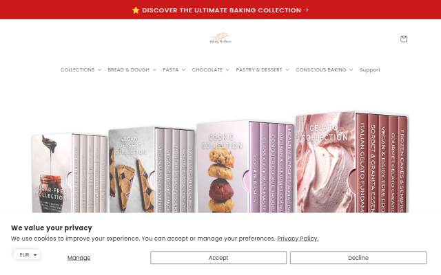 Baking Wellness storefront