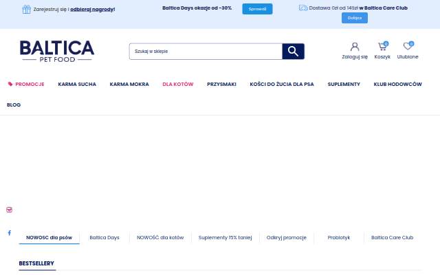 Sklep z Karmą dla Psów i Kotów storefront